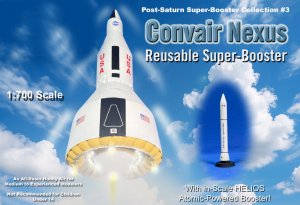Convair Nexus & Convair Helios 1/700 Scale Model Kit Super-Booster Collection #3