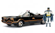 Batman 1966 Batmobile 1/24 Scale Diecast Metal Replica with Figures