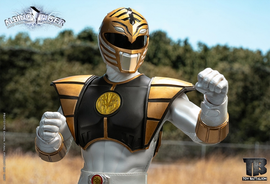 Albino Tiger 1/6 Scale Figure White Ranger by Toys Battalion - Click Image to Close