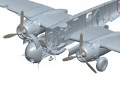 B-25H Mitchell Gunship 1/32 Scale Model Kit by HK Models