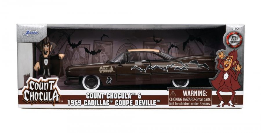 General Mills Hollywood Rides Die-Cast Count Chocula & 1/24 Scale 1959 Cadillac Coupe DeVille - Click Image to Close