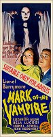 Mark of the Vampire 1935 Insert Card Poster Reproduction