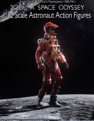 2001: A Space Odyssey Dave Bowman Red Astronaut Spacesuit 1/12 Scale Figure (6" Executive Collection)