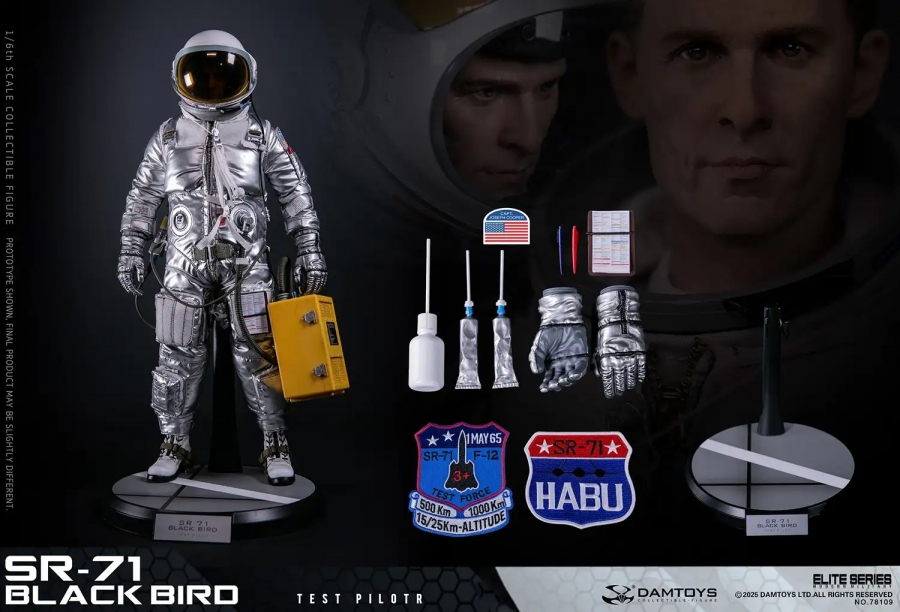 SR-71 Blackbird Test Pilot 1/6 Scale Deluxe Figure by Damtoys - Click Image to Close