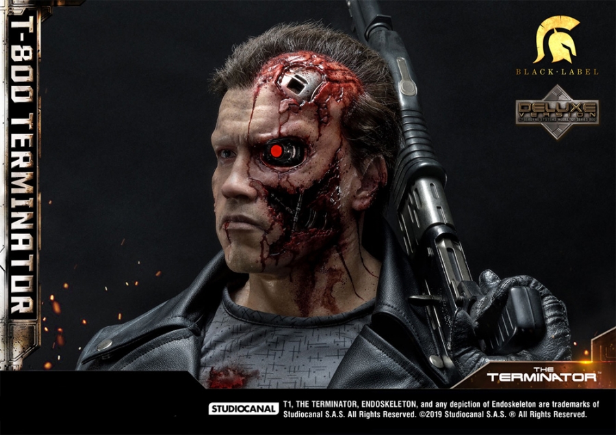 Terminator T-800 Deluxe 1/2 Scale High Definition Museum Masterline Statue - Click Image to Close