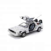 Back to the Future Time Machine Frosted Version 1/24 Die-Cast Metal Vehicle