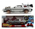 Back to the Furure DeLorean Time Machine Rail Version 1/24 Scale DieCast Replica