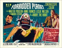 Forbidden Planet 1956 Style "A" Half Sheet Poster Reproduction