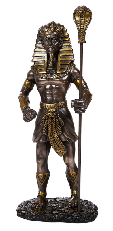 King Tut Egyptian 1/6 Scale Bronze Statue - Click Image to Close