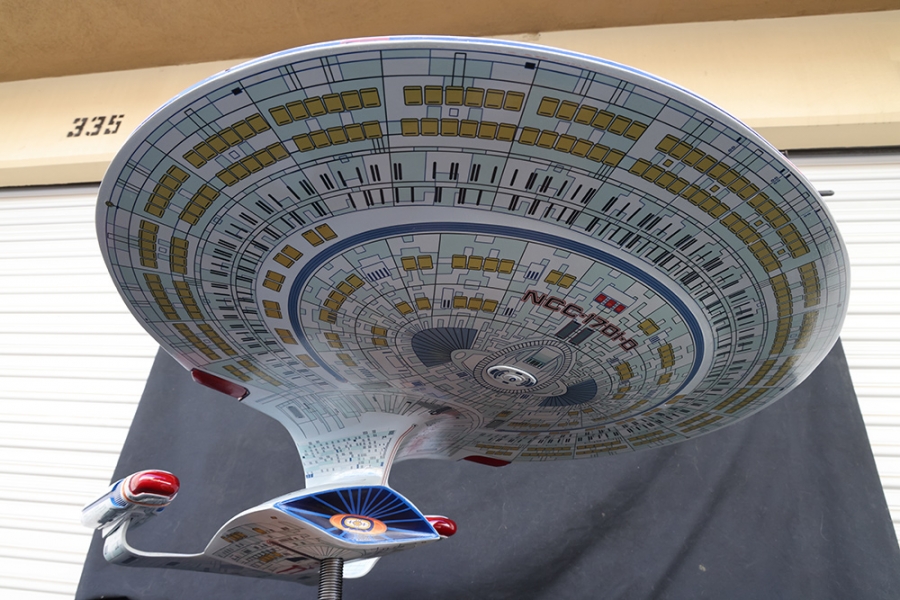 Star Trek Enterprise 1701-D Giant Replica 44" Long - Click Image to Close