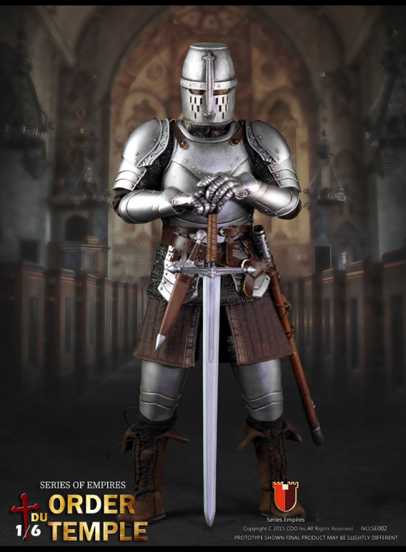 Order Du Temple Knight 1/6 Scale Figure by Coo - Click Image to Close