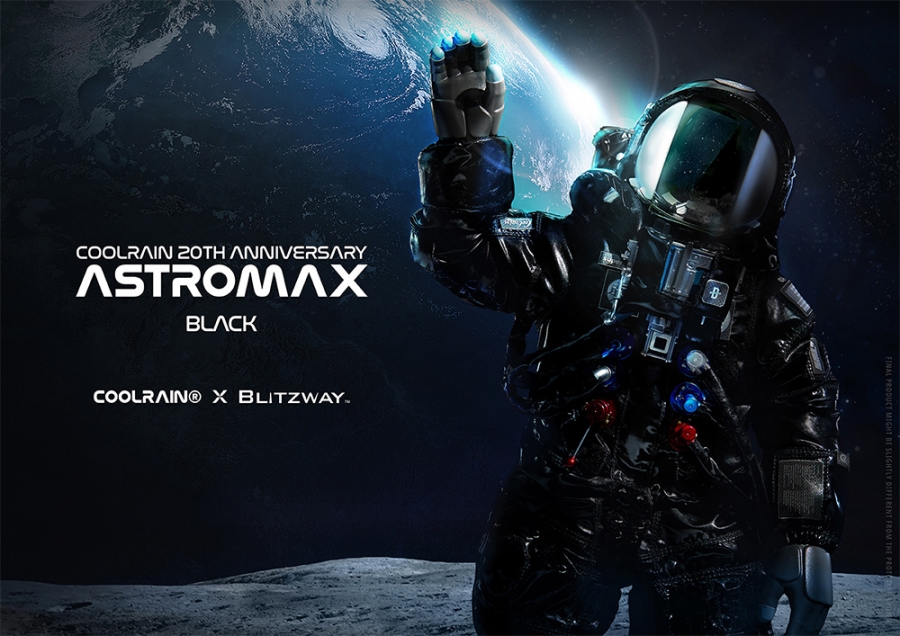 Astromax Black Astronaut 1/6 Scale Figure Coolrain Blitzway - Click Image to Close