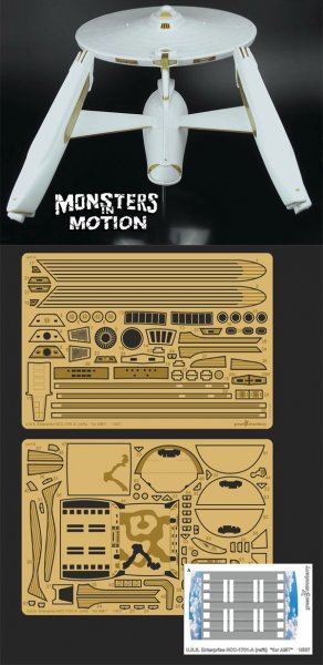 Star Trek TOS Enterprise 1701-A Refit 1/537 Scale Photoetch Detail Set for AMT by Green Strawberry