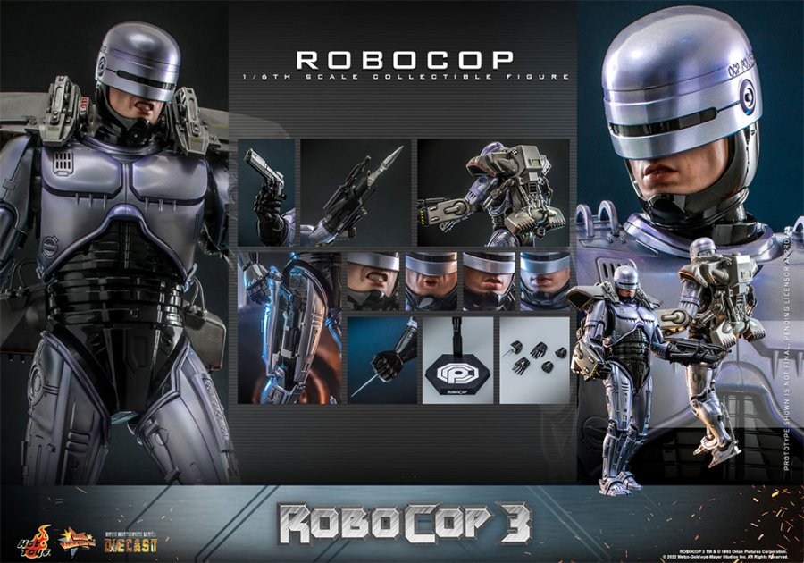Robocop 3 1/6 Scale Figure with Flight Pack by Hot Toys - Click Image to Close