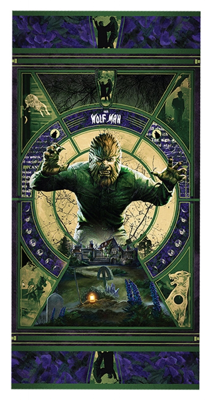 Wolf Man Universal Monsters Beach / Bath Towel - Click Image to Close