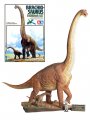 Brachiosaurus Dinosaur Diorama Set 1/35 Scale Model Kit by Tamiya Japan