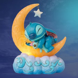 Lilo and Stitch Disney Stitch & Scrump on LED Moon Figure