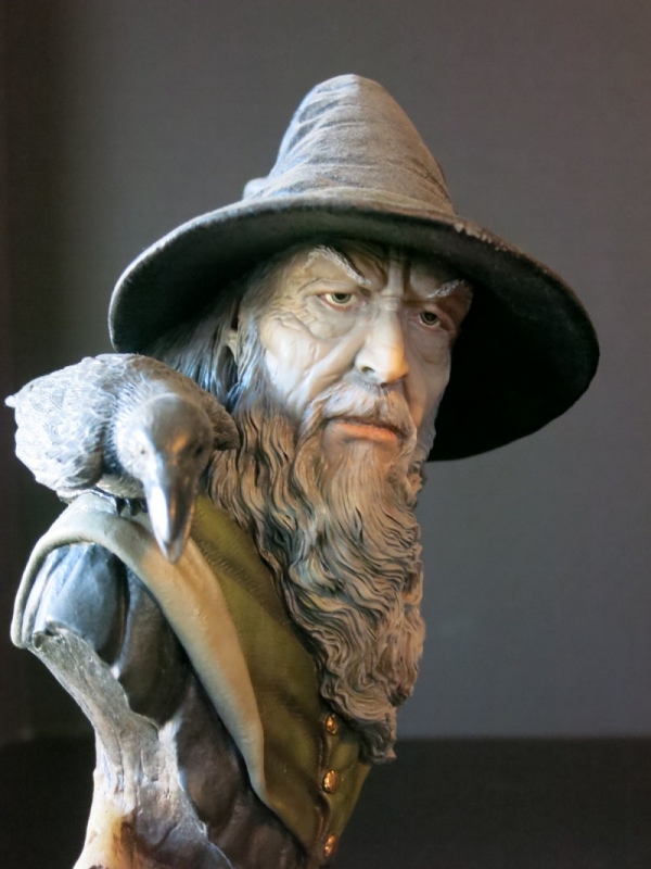 Wizard Bust Model Kit by Steve West - Click Image to Close