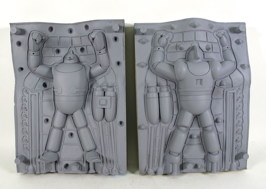Gigantor 9 Inch Model Kit Tetsujin 28 HORIZON NEGATIVES - Click Image to Close