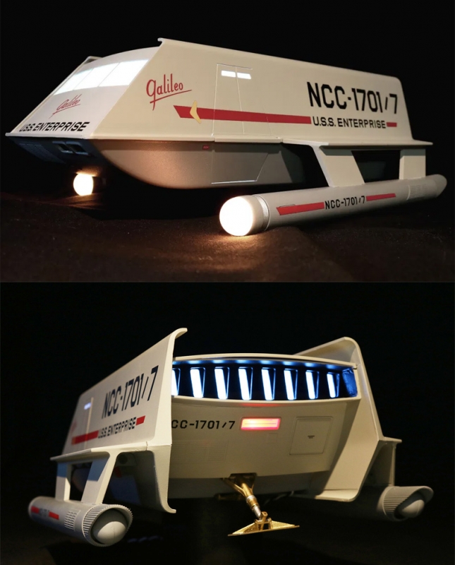 Star Trek Galileo Shuttlecraft 1/32 Scale Model Light Kit for Polar Lights - Click Image to Close