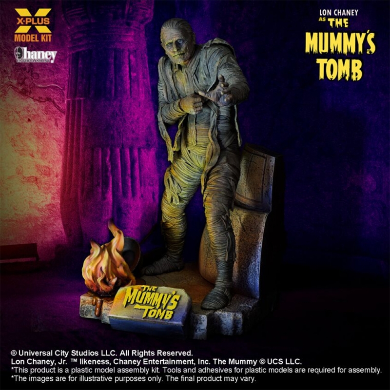 Mummy The Mummy's Tomb 1/8 Scale Model Kit by X-Plus Lon Chaney Universal Monsters - Click Image to Close