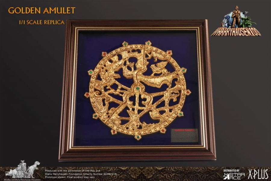 Golden Voyage of Sinbad Golden Amulet 1/1 Scale Replica - Click Image to Close