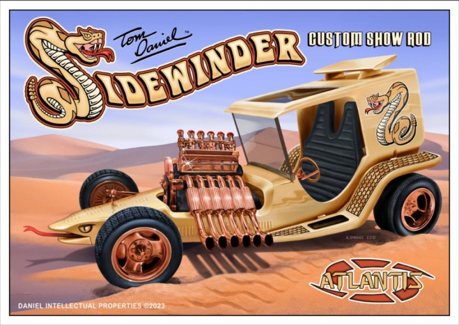 Tom Daniel Sidewinder Custom Show Rod 1/24 Model Kit - Click Image to Close