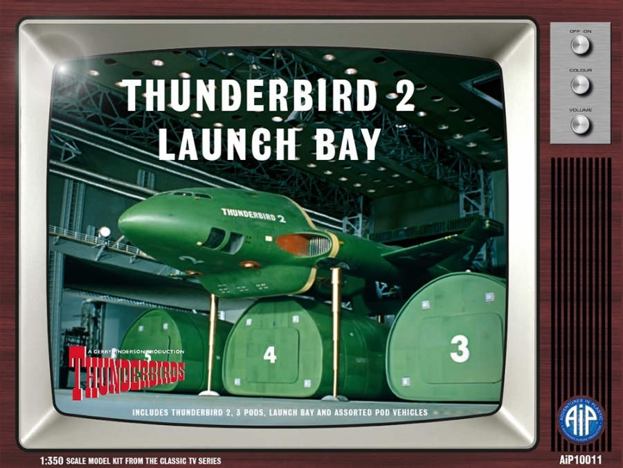 Thunderbirds Thunderbird 2 Launch Bay Diorama Model Kit - Click Image to Close