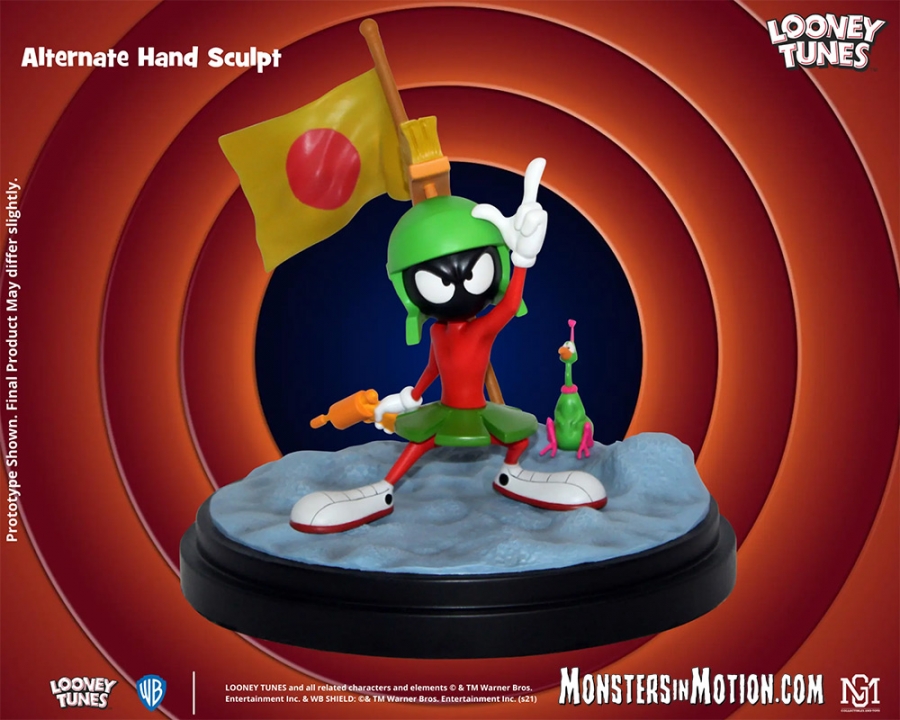 Looney Tunes Marvin The Martian 1/6 Scale Collectible Statue - Click Image to Close