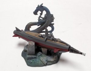 Atragon Submarine with Serpent Mini Model Kit