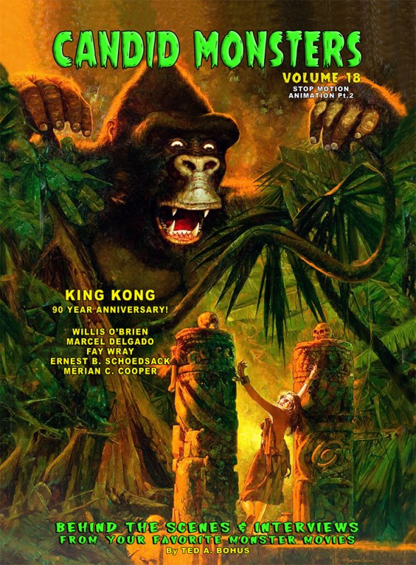Candid Monsters Volume 18 Softcover Book by Ted Bohus King Kong - Click Image to Close