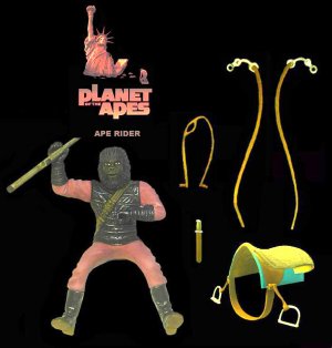 Planet Of The Apes ADDAR Outlaw Mustang CONVERSION Resin Model Kit