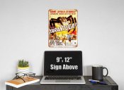 Tarantula! Movie Poster Metal Sign 9" x 12"