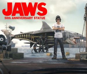 Jaws 50th Anniversary Steven Spielberg 1/10 Scale Statue