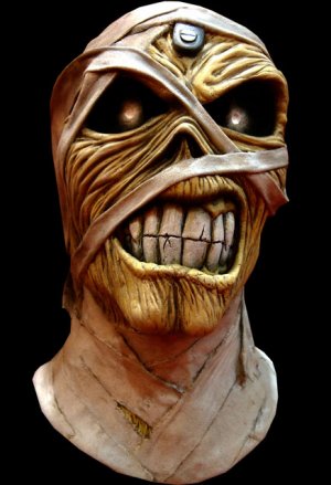 Iron Maiden Powerslave Mummy Eddie Latex Pullover Mask