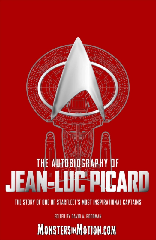 Star Trek The Autobiography of Jean-Luc Picard Hardcover Book - Click Image to Close