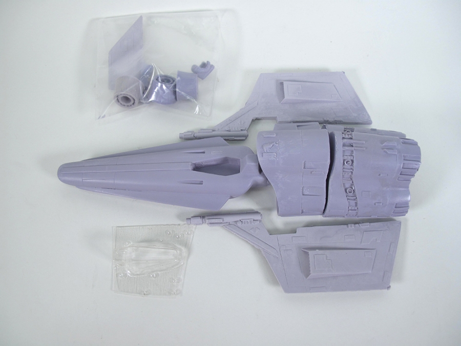 Battlestar Galactica 2004 Viper MK IV (Desanto Version) 1/48 Scale Resin Model Kit by Alfred Wong - Click Image to Close