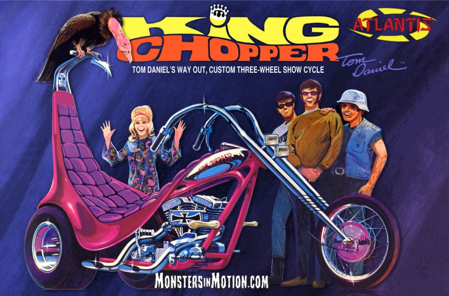 Tom Daniel's King Chopper II 1/8 Scale Model Kit by Atlantis - Click Image to Close