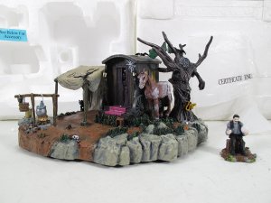 Hawthorne Village Fortune Teller Campsite Halloween Display Universal Monsters