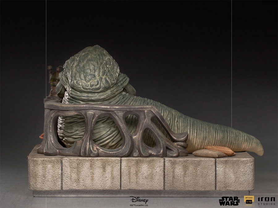 Star Wars Jabba The Hut Deluxe 1/10 Scale Statue - Click Image to Close
