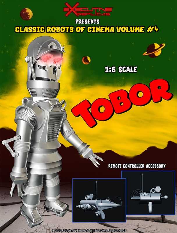 Tobor 1/6 Scale Classic Robots of Cinema (14" Figure) - Click Image to Close