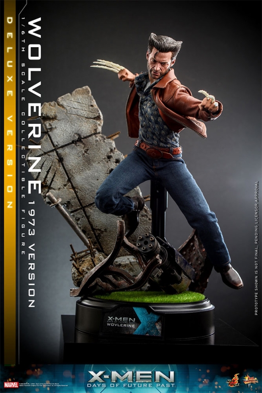 Wolverine 1973 Version Deluxe 1/6 Scale Figure by Hot Toys - Click Image to Close