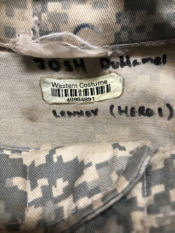 Tranformers The Last Knight Colonel Lennox Camoflauge Shirt - Click Image to Close