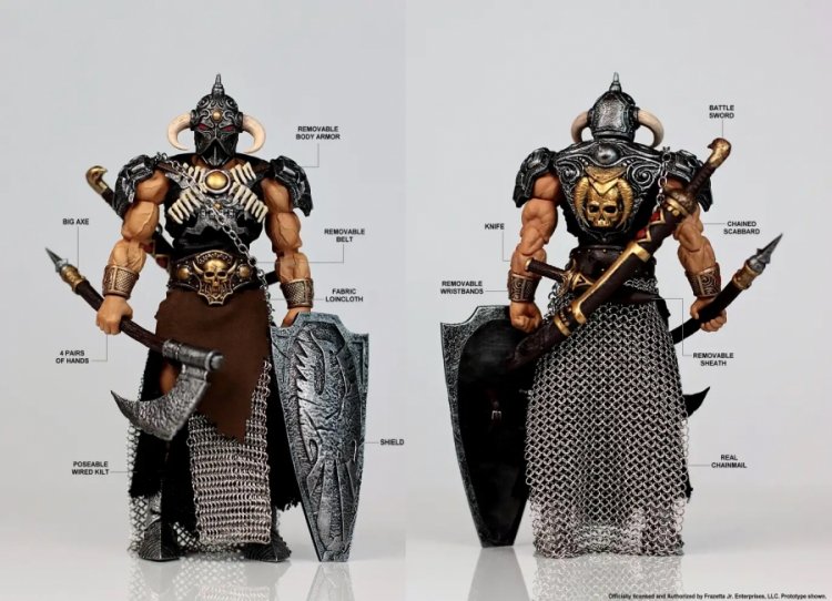 Frank Frazetta's Death Dealer With Steed 1/12 Scale Figure Frank Frazetta's Death Dealer With Steed 1/12 Scale Figure
