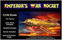 Flash Gordon 1980 Emperor's War Rocket 1/144 Scale Model Kit