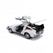 Back to the Future Time Machine Frosted Version 1/24 Die-Cast Metal Vehicle
