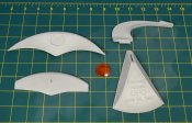 First Flying Saucer Kenneth Arnold UFO 1947 1/144 Scale Model Kit