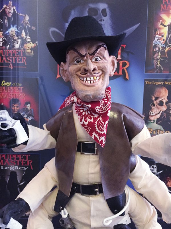 Puppet Master Six Shooter Life Size Prop Replica with Bonus Figure - Click Image to Close