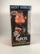 Popeye the Sailorman Wacky Wobbler Talking Bobble Bank Funko