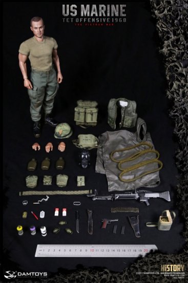 US Marine Vietnam War Tet Offensive 1968 Soldier 1/6 Scale